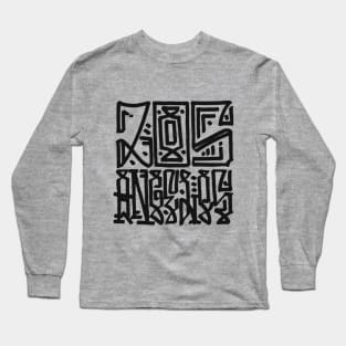 Los Angeles TAG #3 Black Long Sleeve T-Shirt